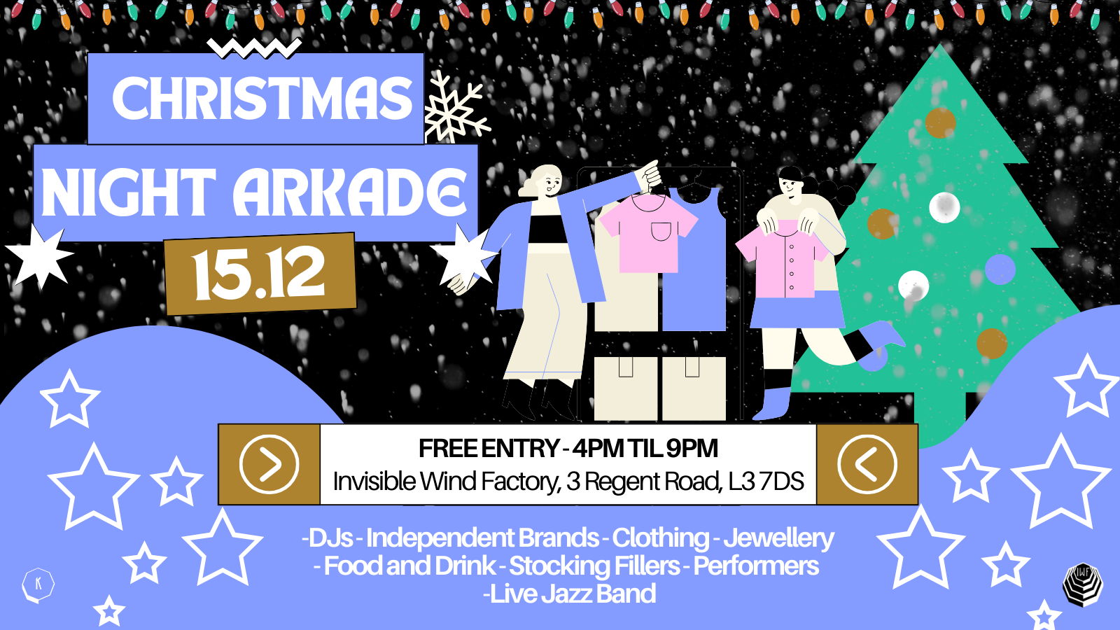 IWF PRESENTS – THE CHRISTMAS NIGHT ARKADE