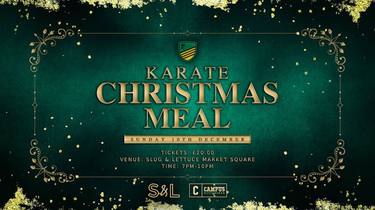 UoN Karate Christmas Meal