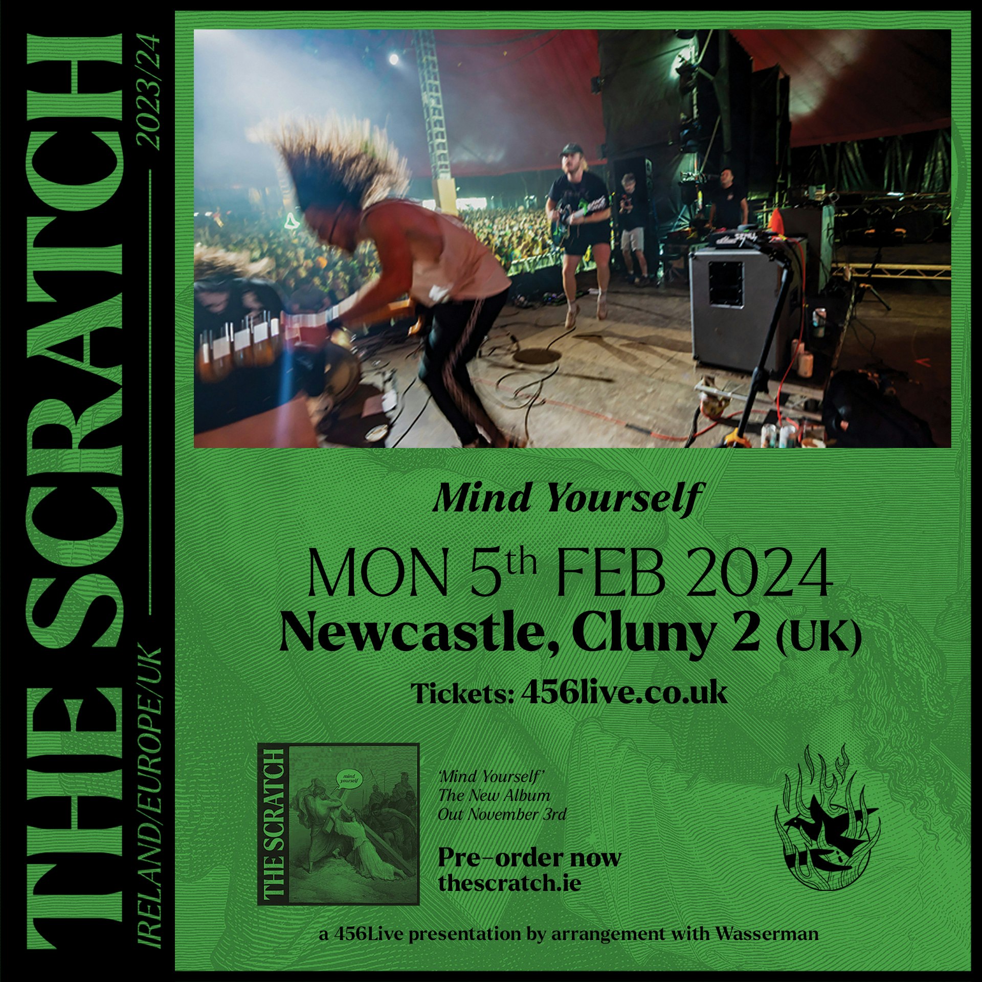 The Scratch Newcastle 456 Live