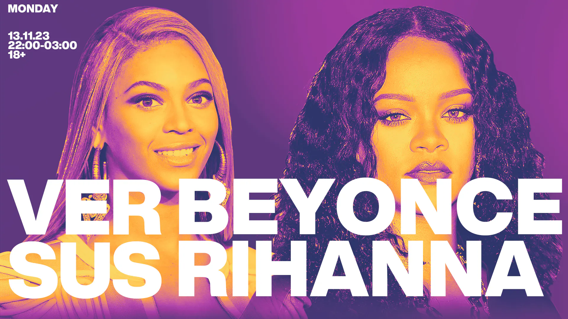 Versus : Beyonce Vs Rihanna at Baa Bar, Nottingham on 13th Nov 2023 ...