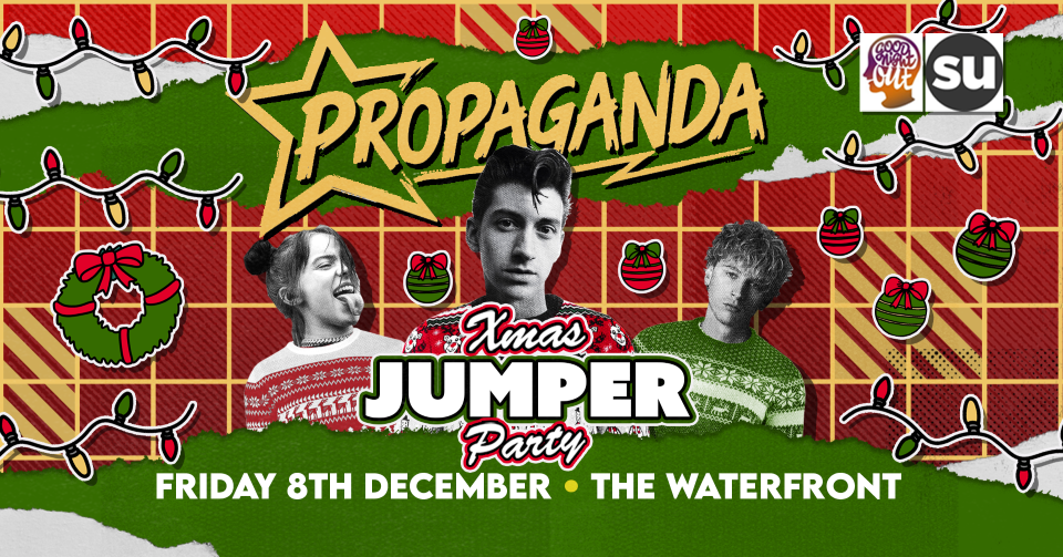 Xmas Jumper Party! – Propaganda Norwich – The Waterfront!