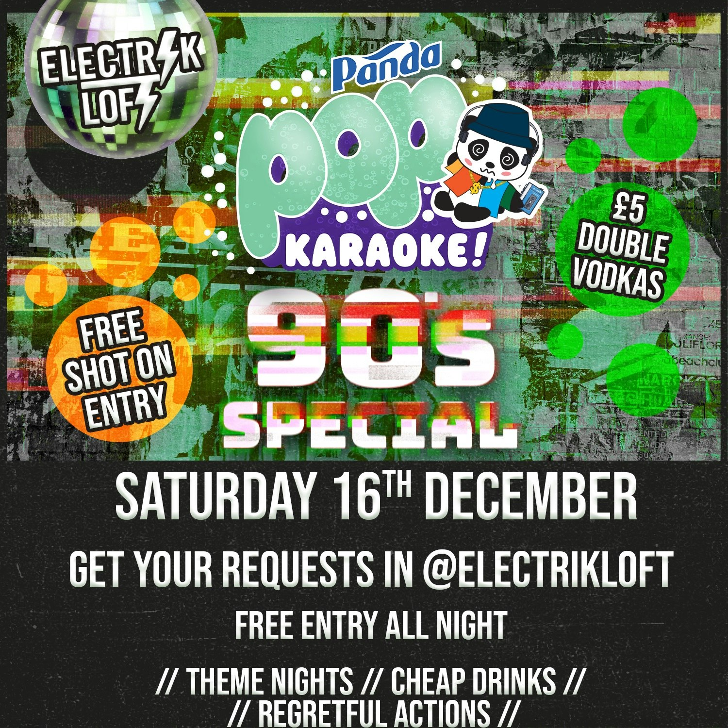 90’s Special Panda Pop Karaoke!