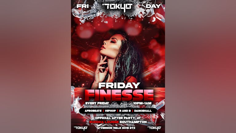 Friday Finesse! Tequila Rose takeover - £2 tequila Rose all night 