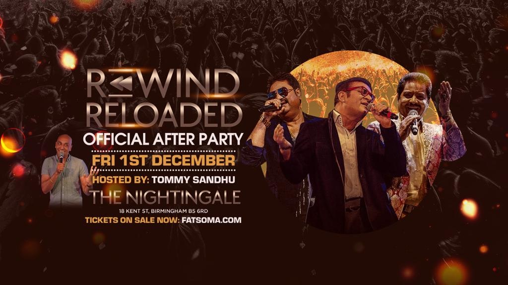 Rewind Reloaded Afterparty :Official Afterparty With Special Guests – Birmingham