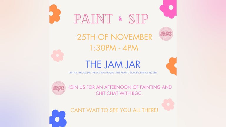 BGC paint and sip 