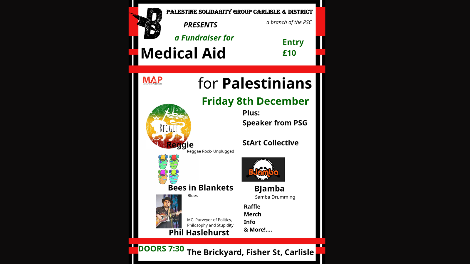 Medical Aid For Palestinian’s Fundraiser