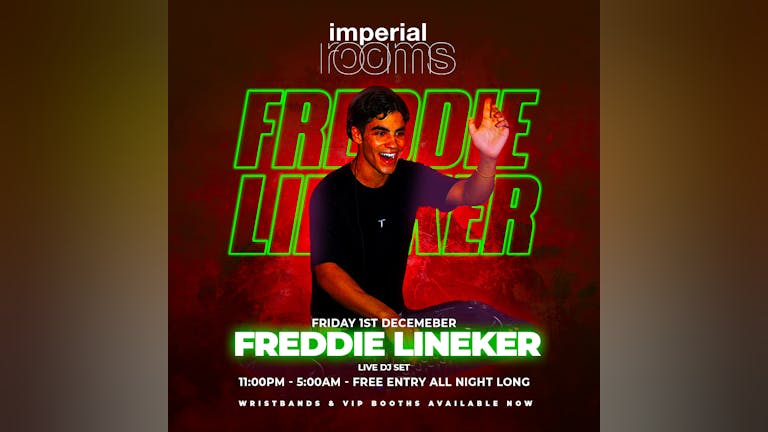 Freddie Lineker @ Imperial Rooms (1st December 2023)