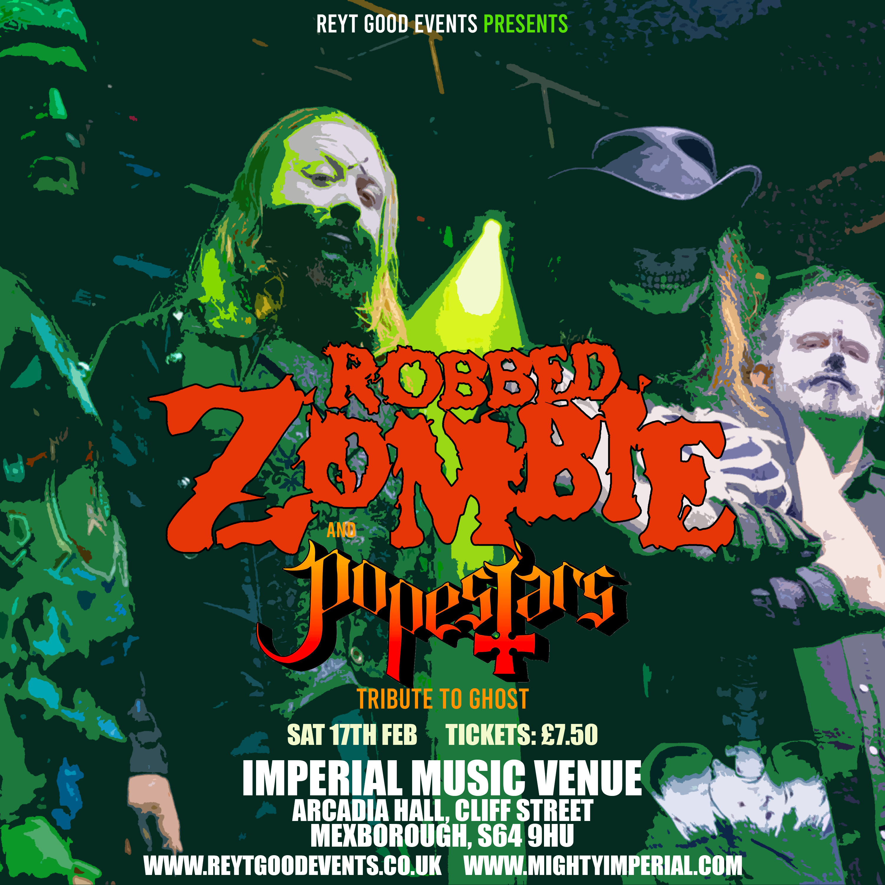 ROBBED ZOMBIE + POPESTARS