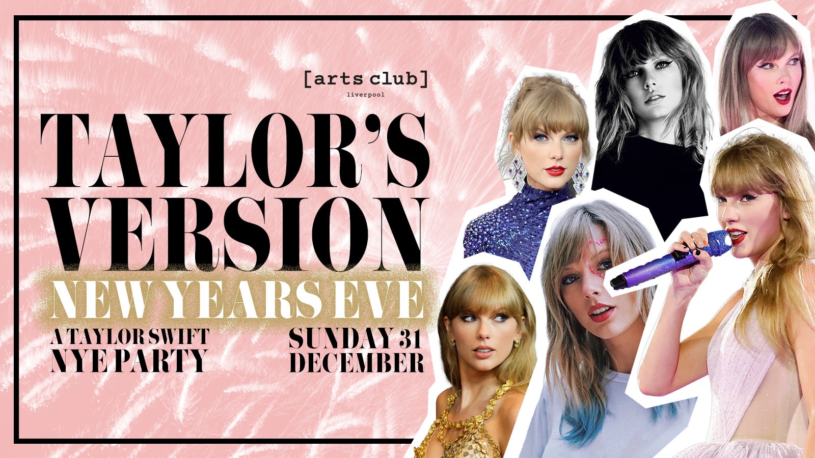 NYE (Taylor’s Version) Taylor Swift Club Night ✨🪩 (£3.50 DBLS ALL NIGHT)
