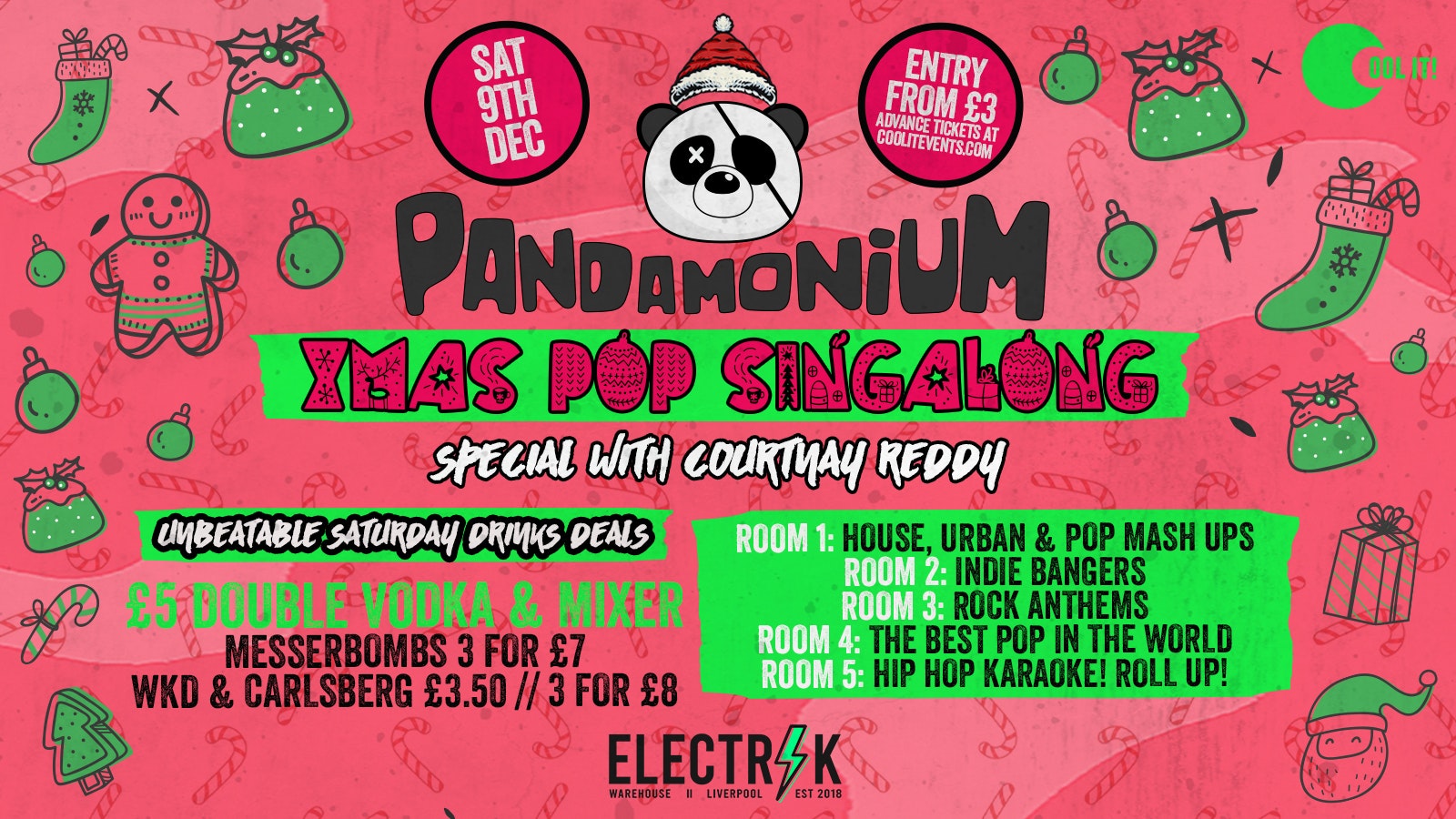 Pandamonium Saturdays : Xmas Pop Singalong