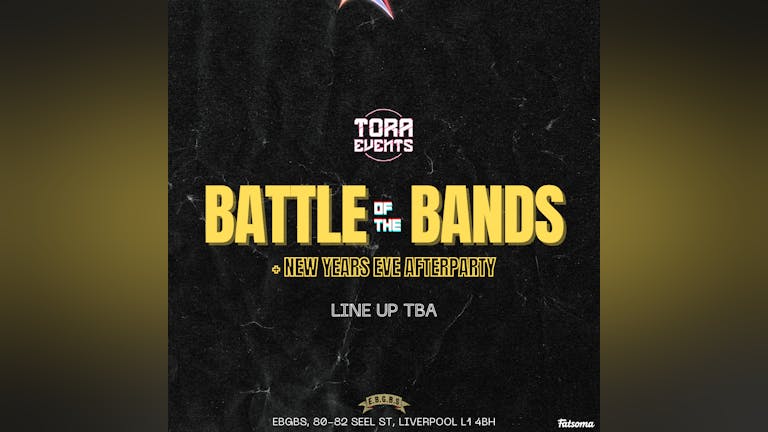 NYE BATTLE OF THE BANDS + AFTERPARTY