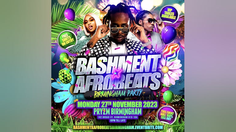 Bashment X Afrobeats - Birmingham Party