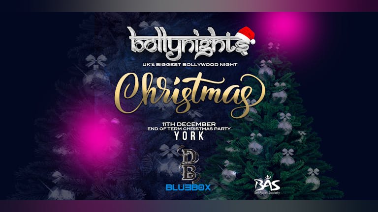 Bollynights York: Monday 11th December |  Bluebox, (Drawing Board)