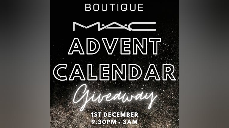 MAC Advent Calendar Giveaway