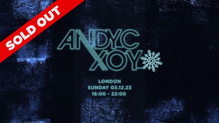 Andy C : XOYO London : SOLD OUT