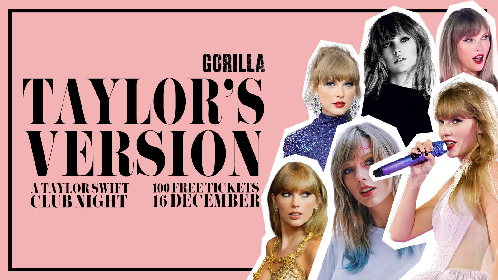 TAYLOR’S VERSION – A Taylor Swift Club Night 💕