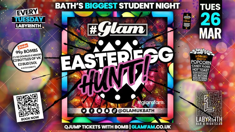 Glam - Bath's Biggest Student Night - Easter Party 🐰  | Tuesdays at Labs 