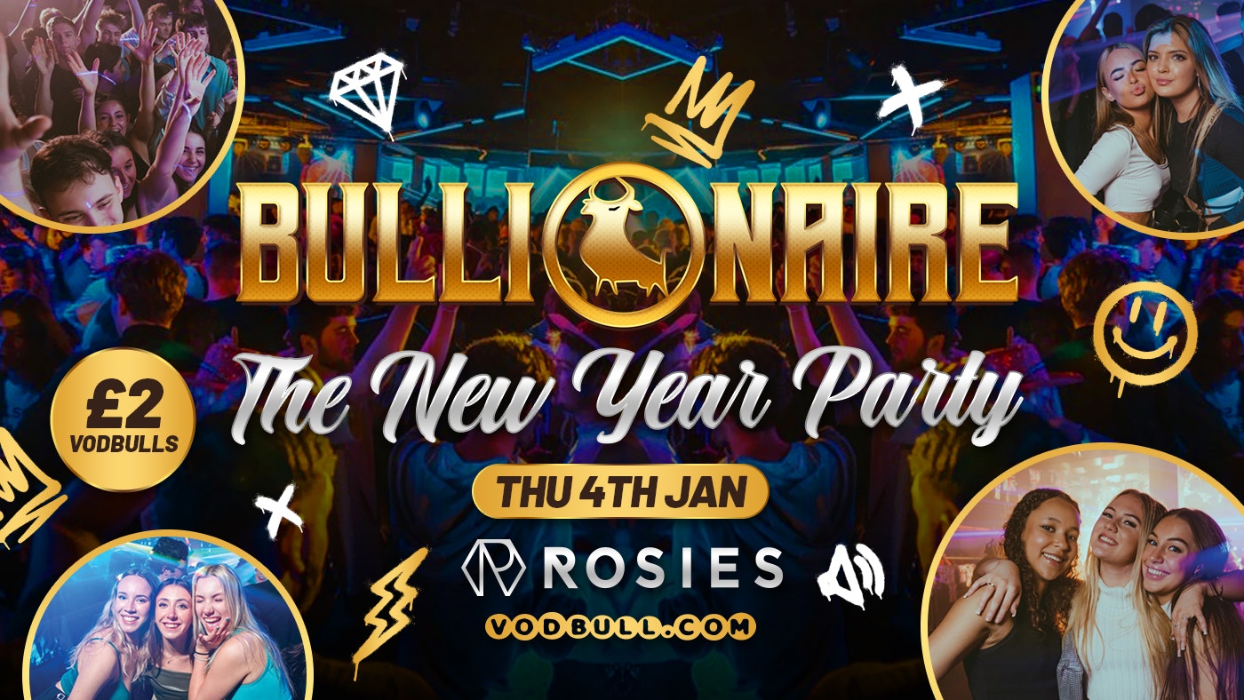 🧡Bullionaire™️ [TONIGHT!] 🎊NEW YEAR PARTY!!🎊 Thursdays at Rosies by Vodbull ⭐️04/01/24