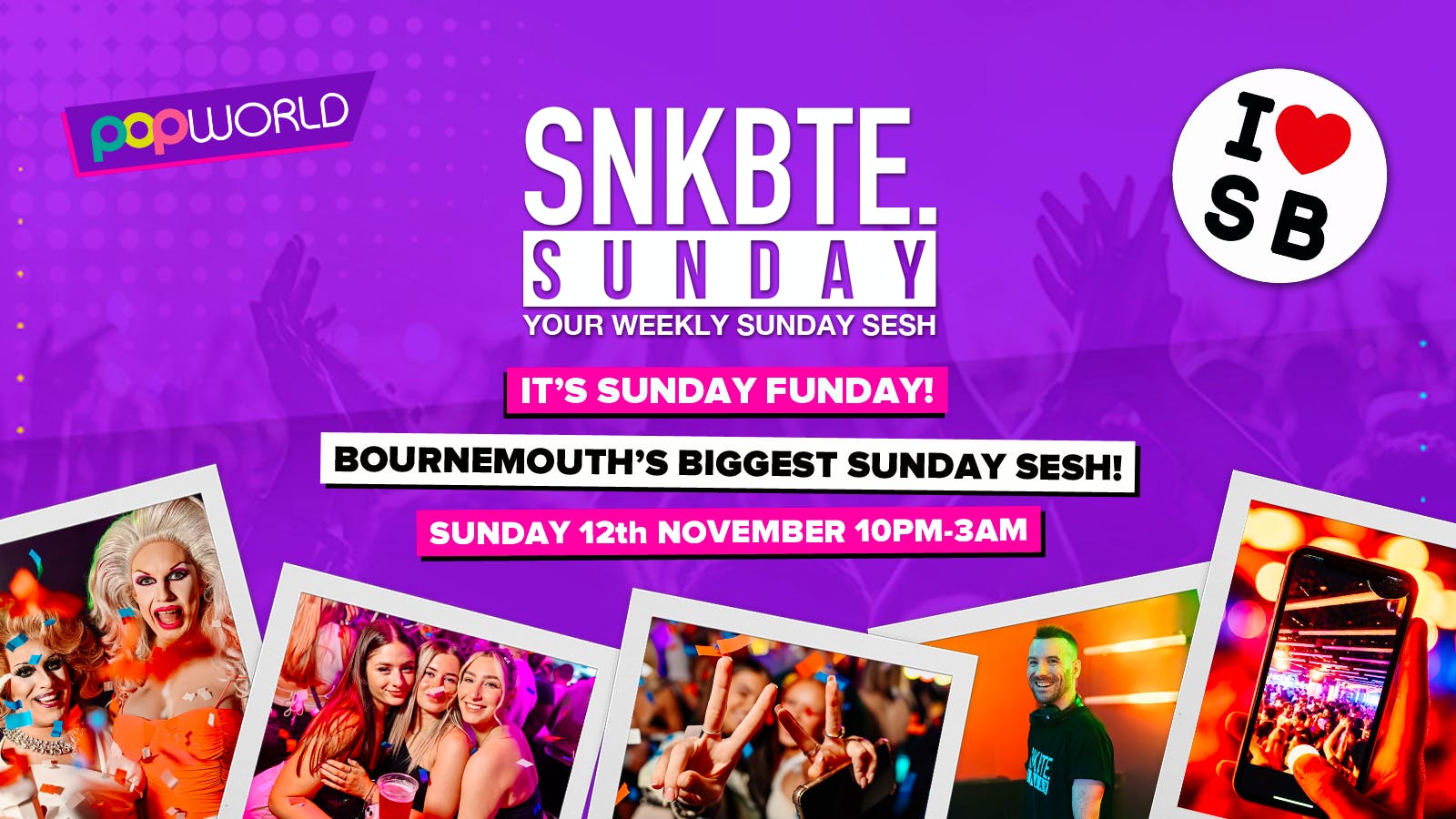 Snakebite Sundays @Popworld // It’s Sunday Funday!