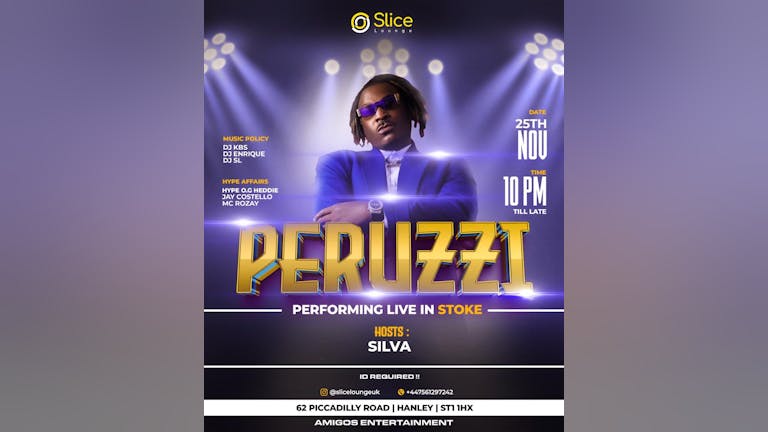 PERUZZI Live In Stoke-On-Trent | Afrobeats/Amapiano/HipHop