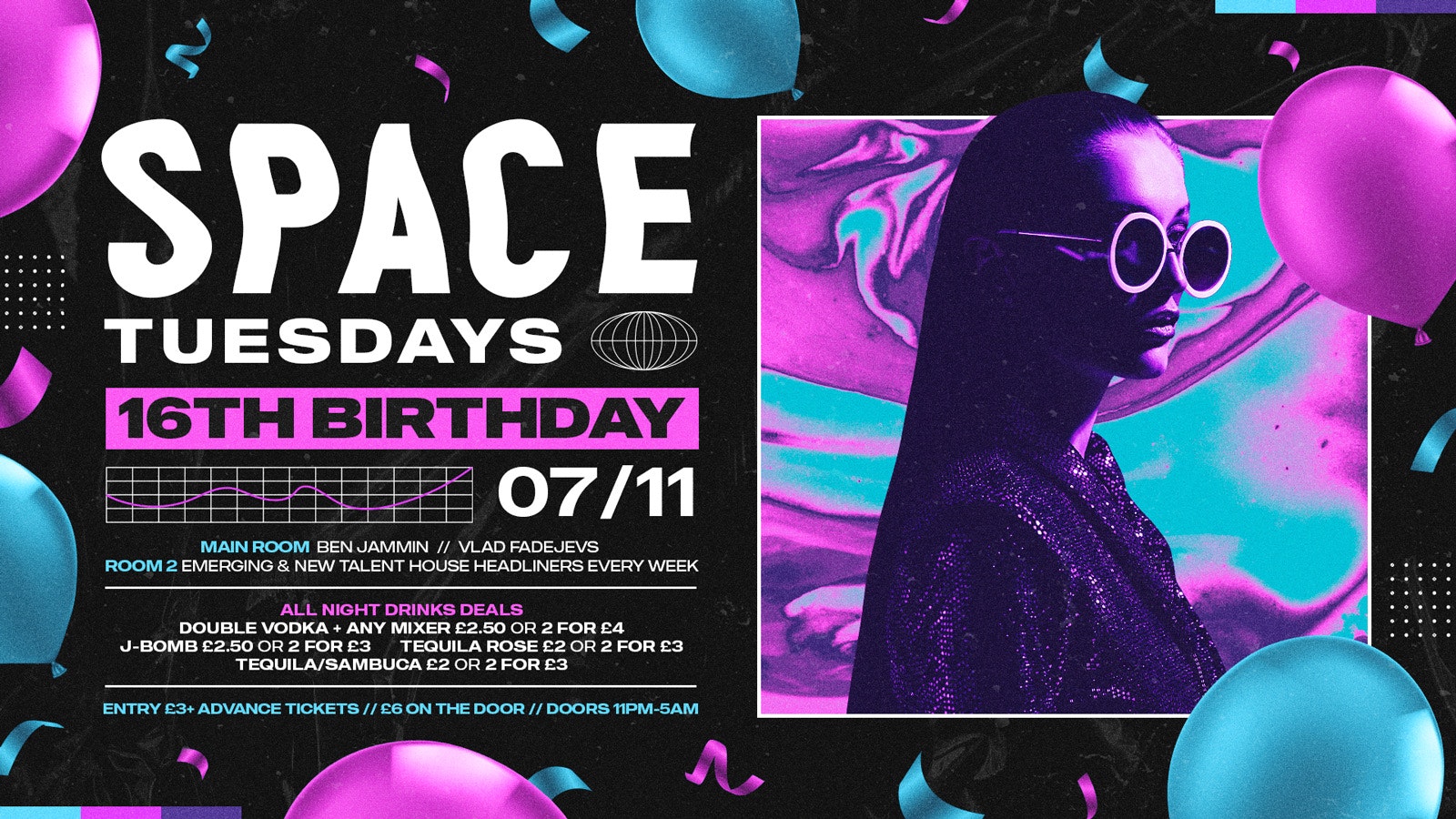 Space Tuesdays – 16th Birthday – 7th November