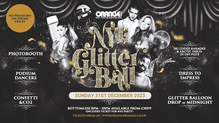 New Years Eve: Sunday 31st December 2023 - Glitter Ball!