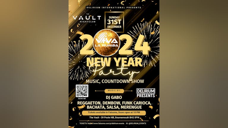 🎇🍾 Viva La Rumba -  NEW YEAR'S EVE 🍾🎇 31st December 2023 🎉