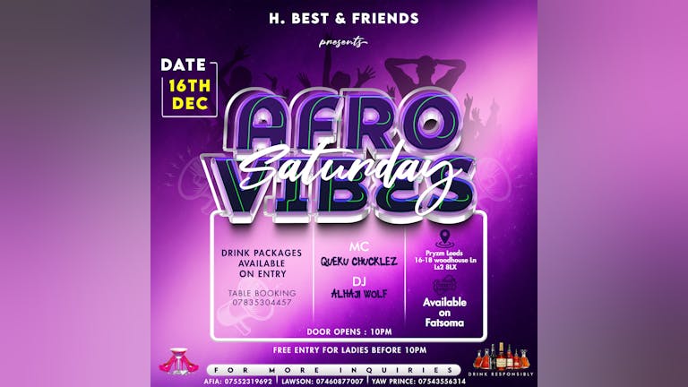 Afro Vibes Saturday