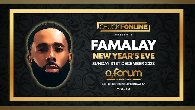 🚫 SOLD OUT 🚫 Chuckie Online Presents: FAMALAY New Years Eve Special!  🚫 SOLD OUT 🚫