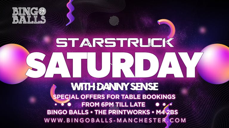 STARSTRUCK Saturday with DANNY SENSE | Bingo Balls