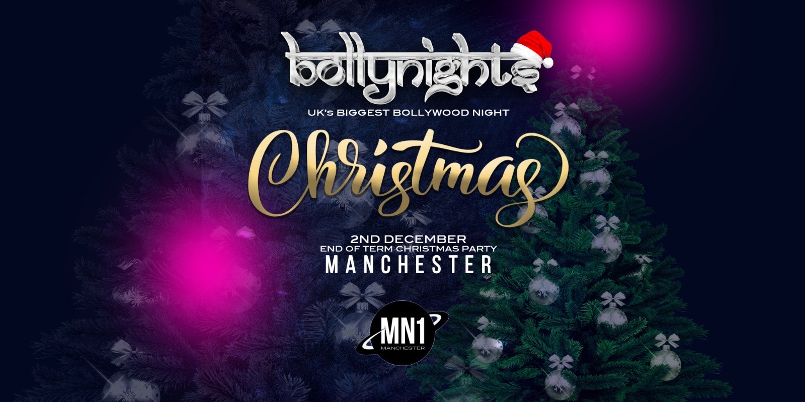 Bollynights Manchester:  Saturday 2nd December | MN1 Nightclub (Vision)