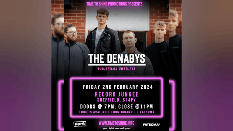 Time To Shine Promotions presents, THE DENABYS