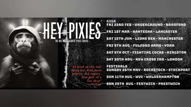 Hey Pixies - Doolitte Anniversary Show + Greatest Hits & More - Manchester