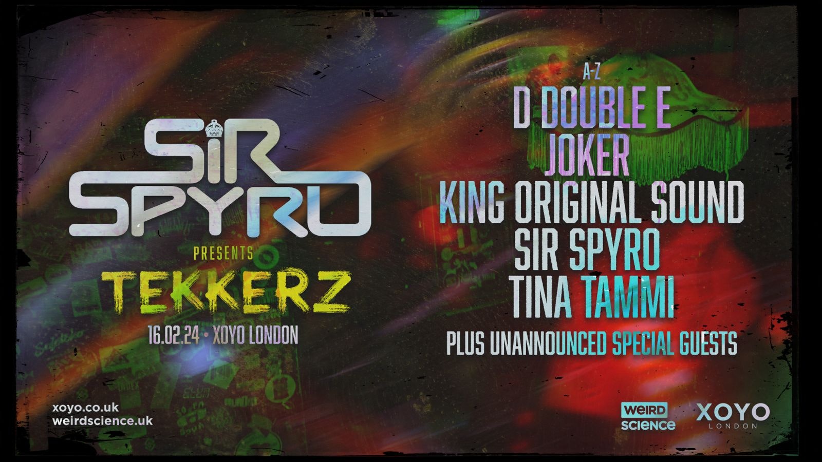 Sir Spyro presents… Tekkerz