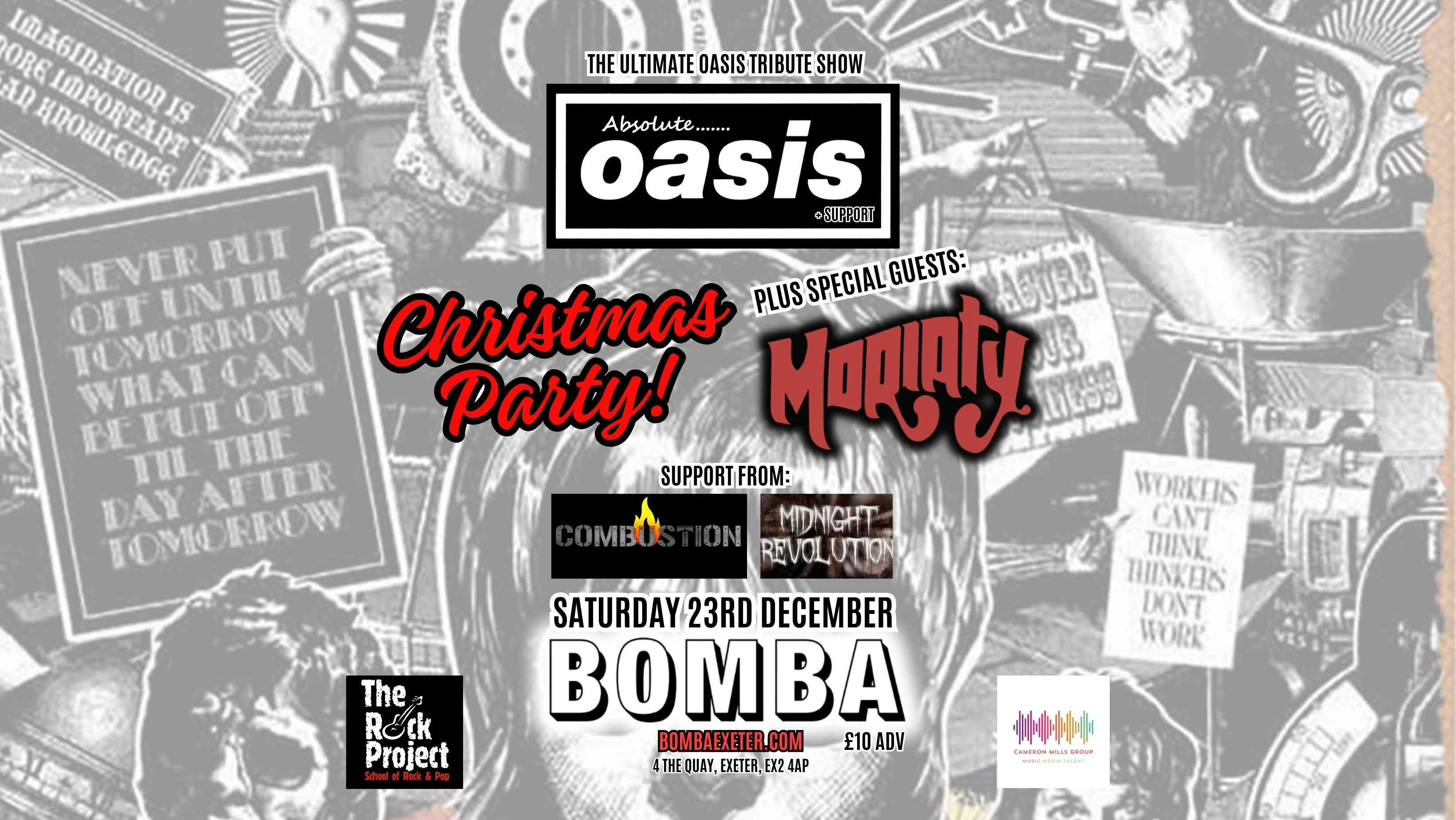 Absolute Oasis – Christmas Party! (Oasis Tribute) – Bomba, Exeter