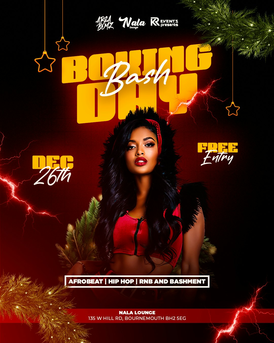 Boxing Day Bash! 🎁🎄🍾 @ Nala Lounge Bournemouth