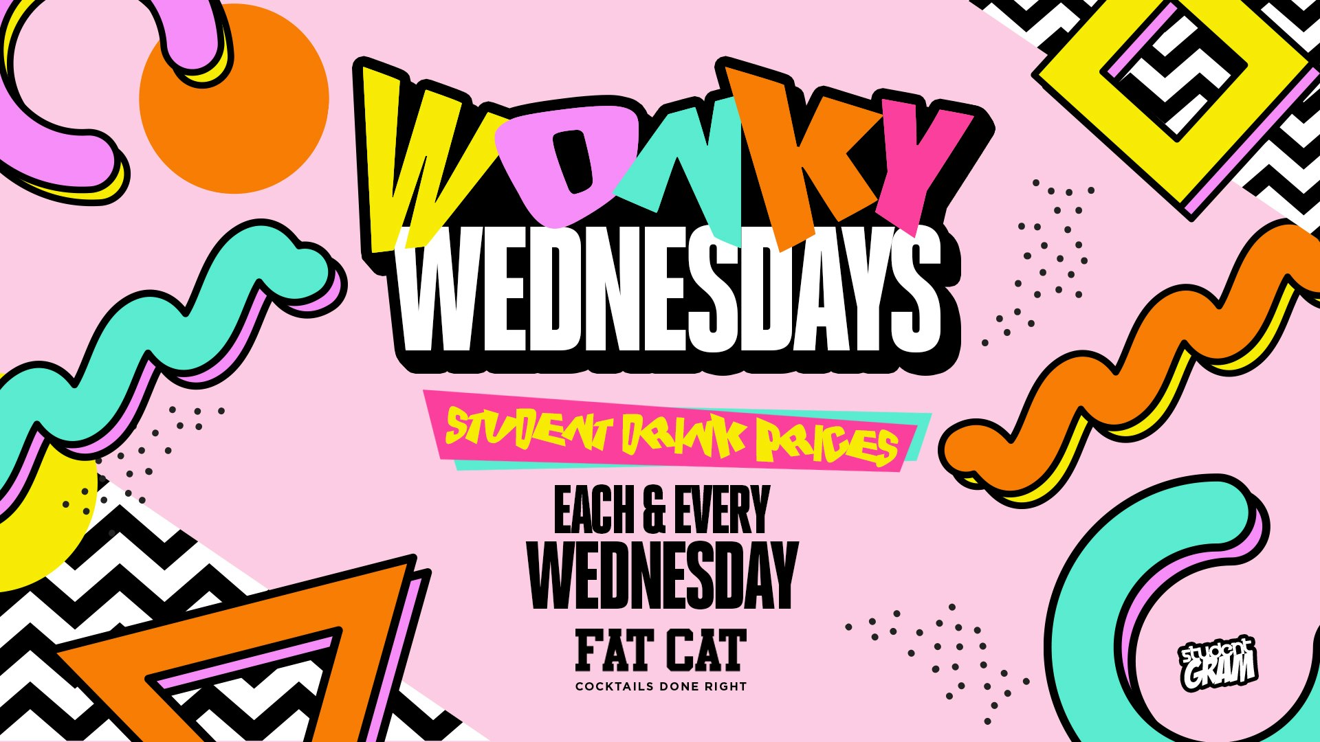 ✭ WonKy Wednesday’s ✭ Hello 2024! ..NYE In January! ✭ Hosted by Bees ✭ Every Wednesday @ Fat Cat’s ✭