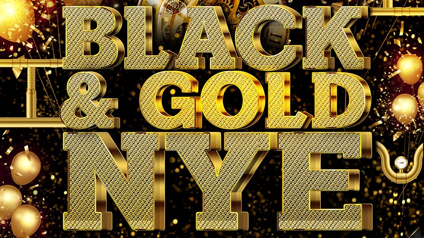 NYE ‘Black & Gold’ Party 🎇  the BIGGEST party of the year! – live