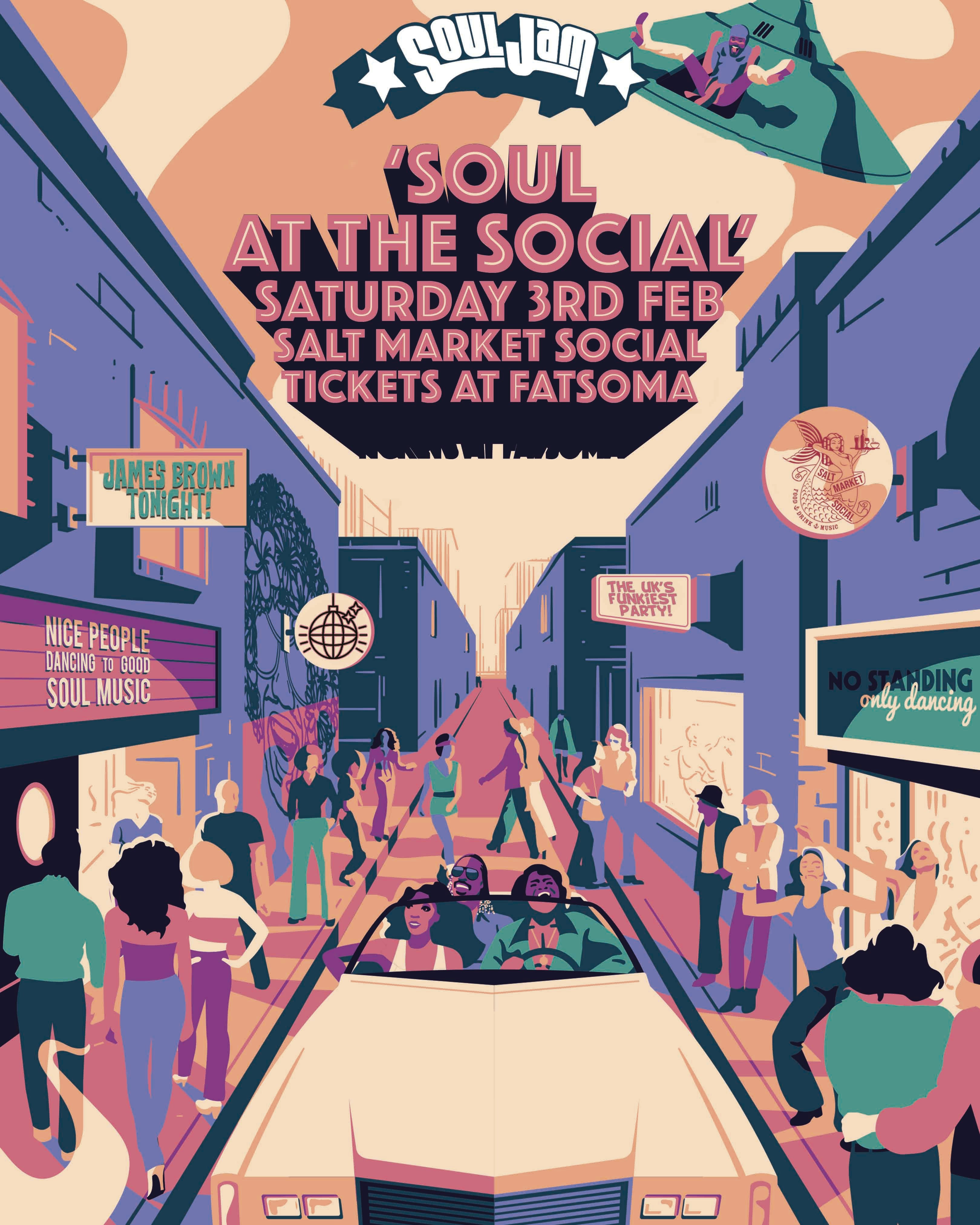 SoulJam |  ‘Soul at the Social’ | North Shields | Salt Market Social