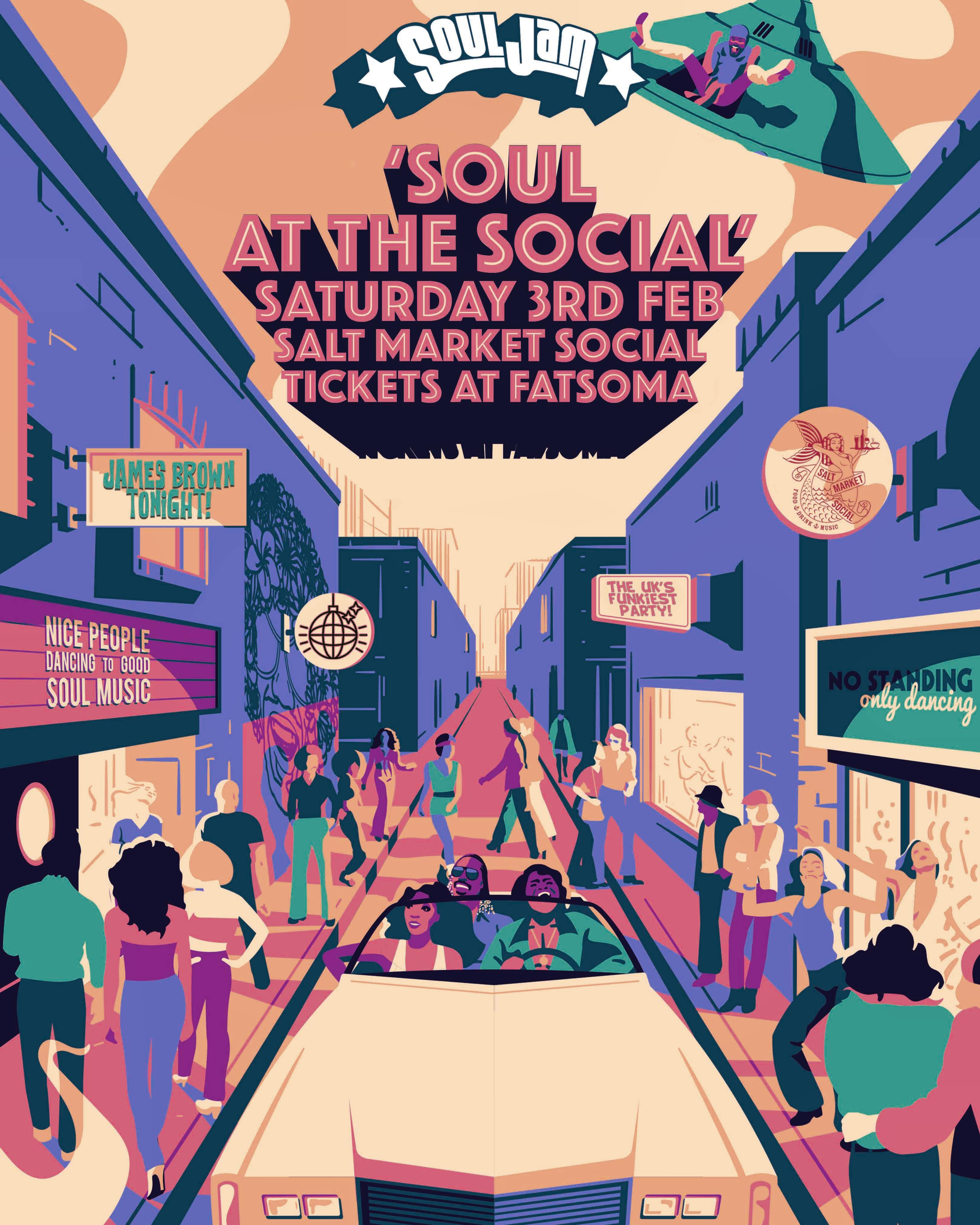 SoulJam |  ‘Soul at the Social’ | North Shields | Salt Market Social