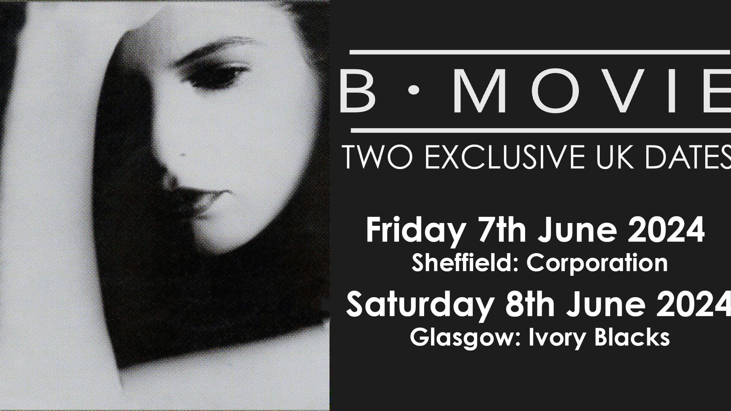 B-MOVIE Live  at Glasgow  – Ivory Black’s