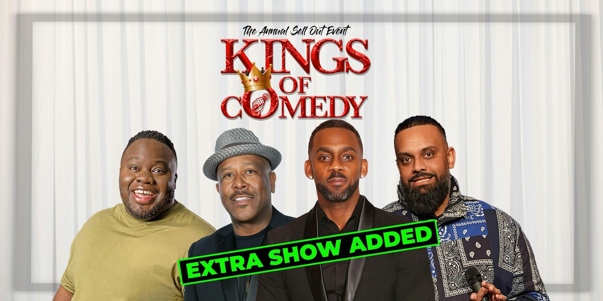 COBO : Kings Of Comedy – Birmingham ** SOLD OUT – BUY TICKETS FOR 29 or 30 DECEMBER **