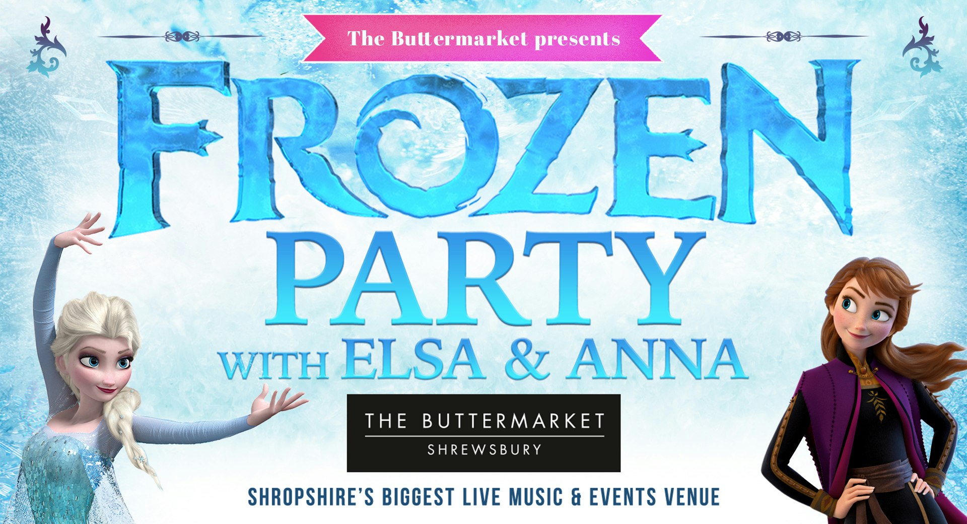 🚨SOLD OUT! 👑 ❄️ FROZEN PARTY at 11.30am  ❄️ 👑