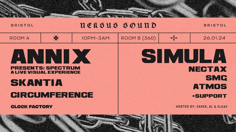 Neksus Sound Bristol • Simula, Annix, Skantia + More