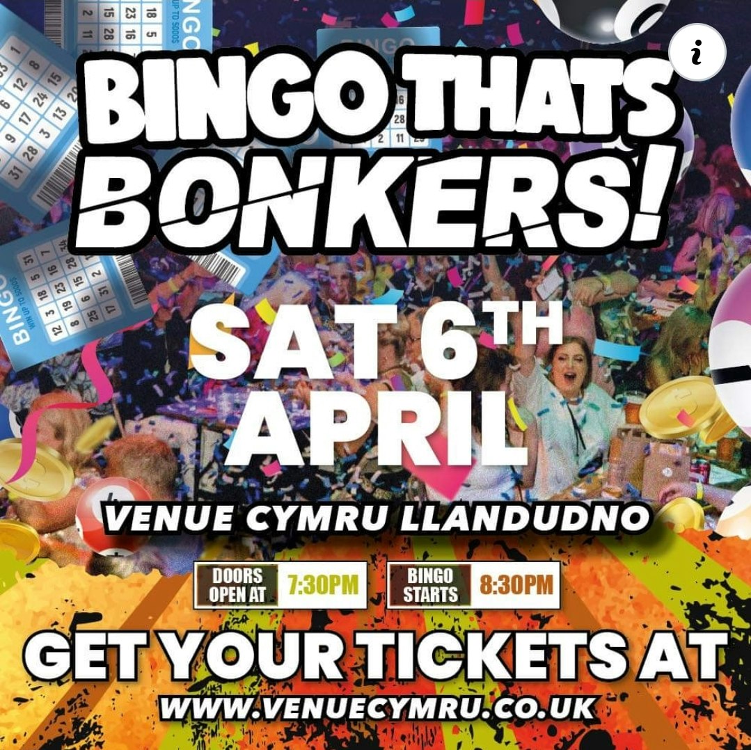 Bingo Thats Bonkers – Venue Cymru Llandudno
