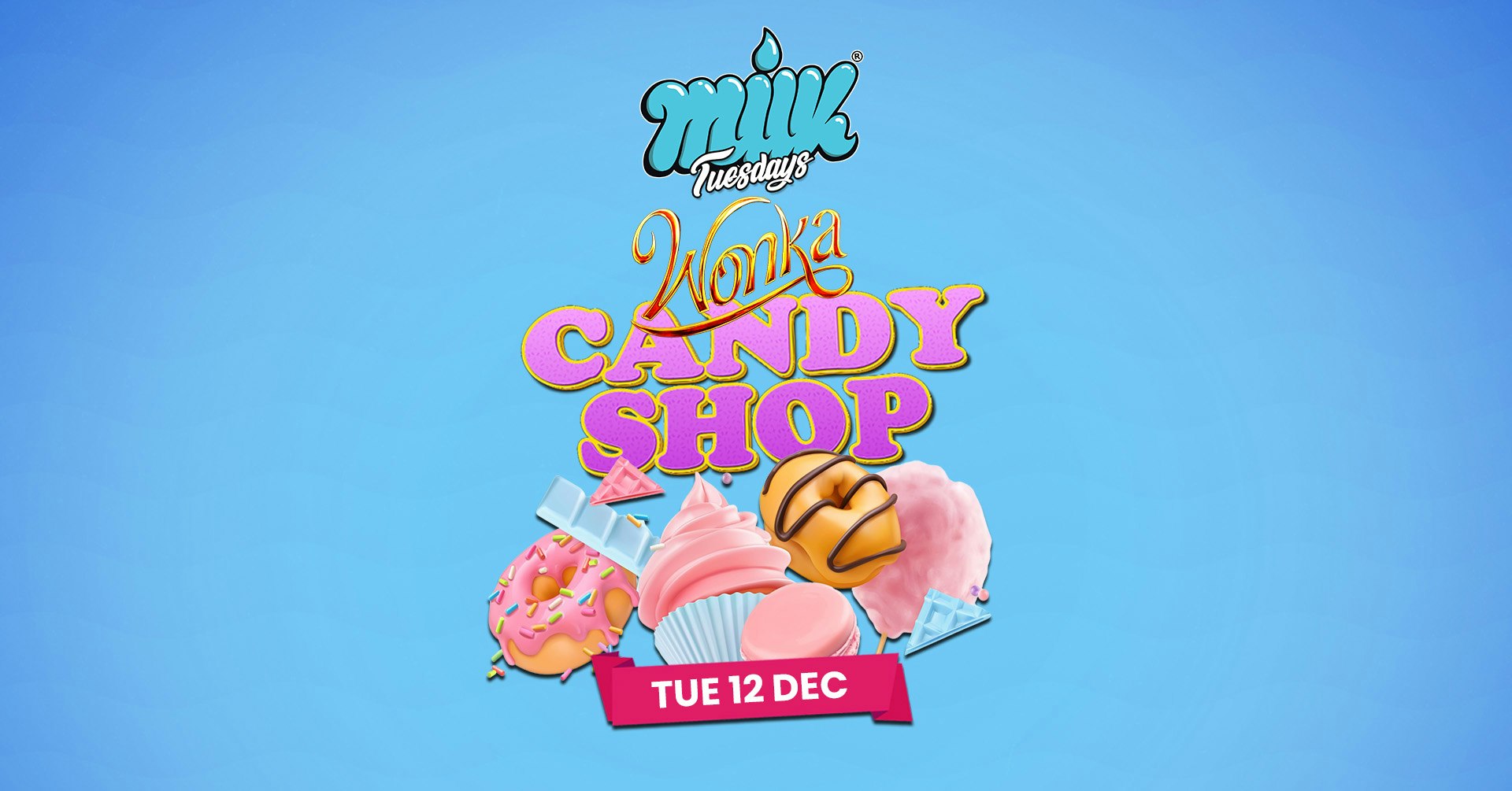 MILK TUESDAYS | 12TH DECEMBER | WONKA CANDY SHOP | COCO BOHO