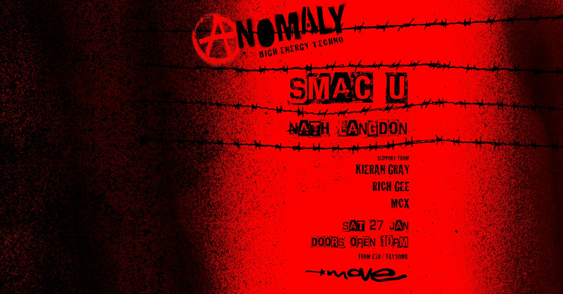 ANOMALY – SMAC-U – Nath Langdon – HARD TECHNO – EXETER