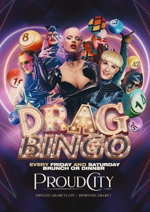 Drag Bingo London - Dinner & Bingo // Proud City // Easter Bank Holiday Party (Easter Saturday) // Every Saturday