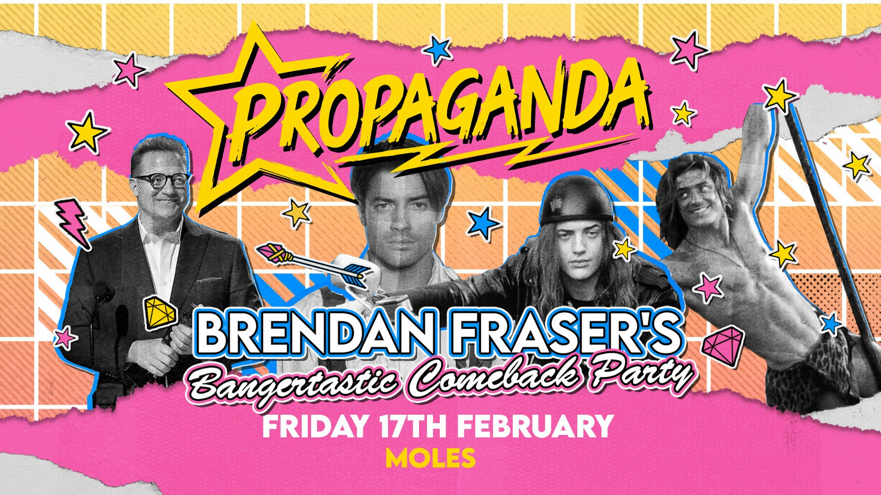 Brendan Fraser’s Bangertastic Comeback Party! Propaganda Bath!
