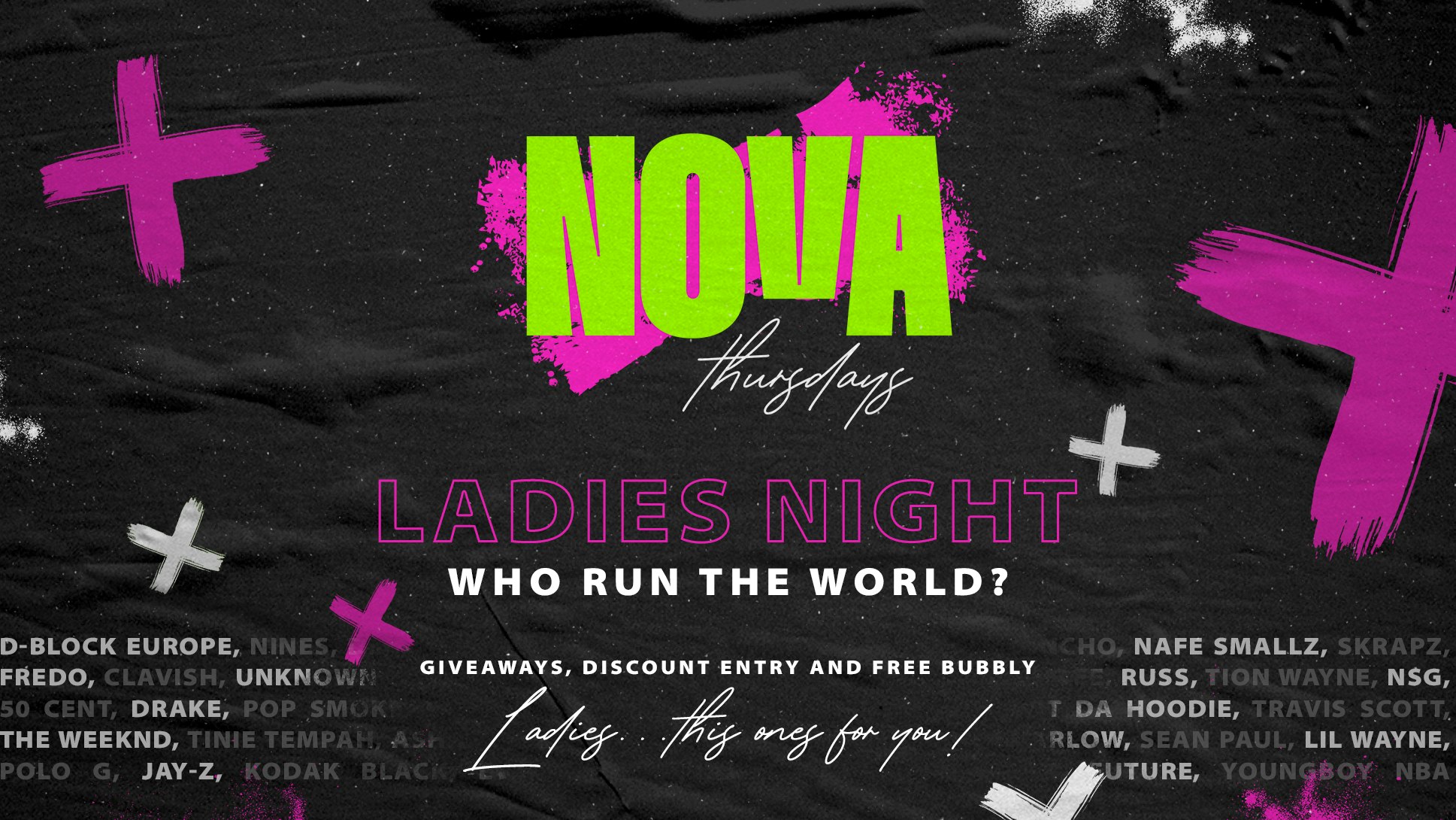 NOVA THURSDAY’S –  LADIES NIGHT